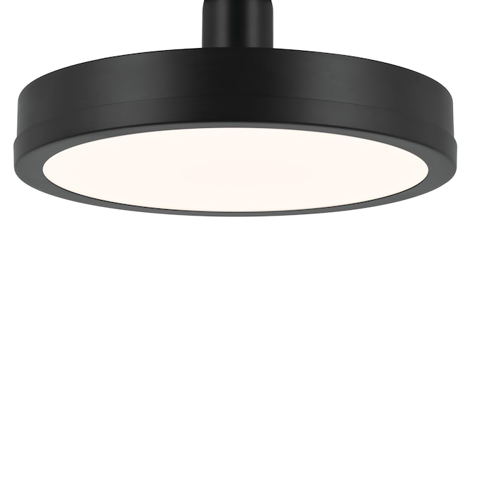 Kichler Riu 1-Light Black LED Flush Mount Light - Image 2