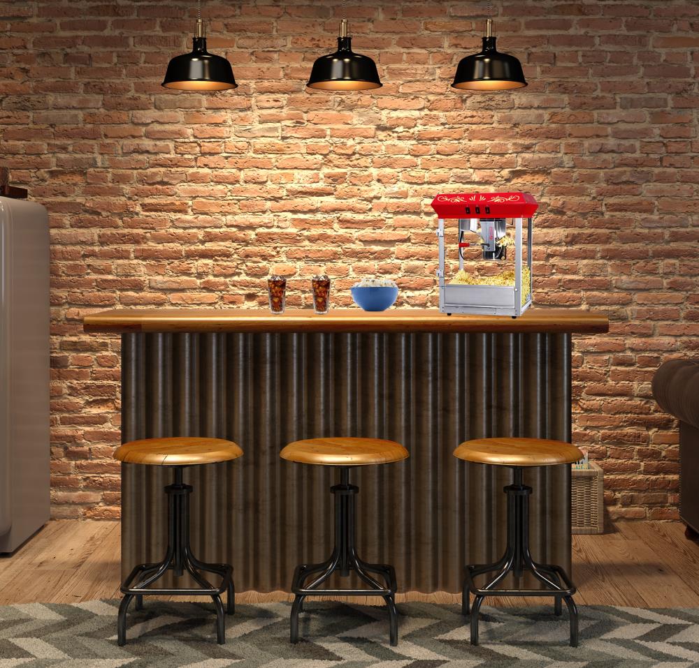 Stainless steel Oil Countertop Popcorn machine