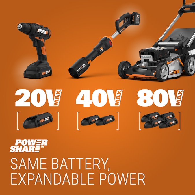 WORX Power Share 20-Volt Cordless Detail Sander with Dust Management (Battery Included) - Image 7