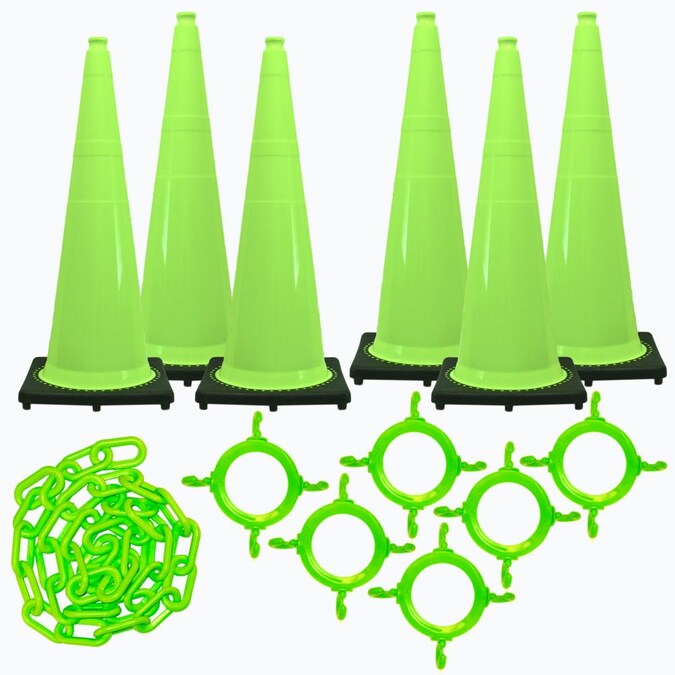 Mr. Chain 36-in Green Traffic Safety Cone