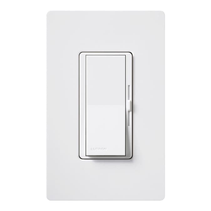 Lutron Diva ELV Single-pole Rocker Light Dimmer Switch, White - Image 2