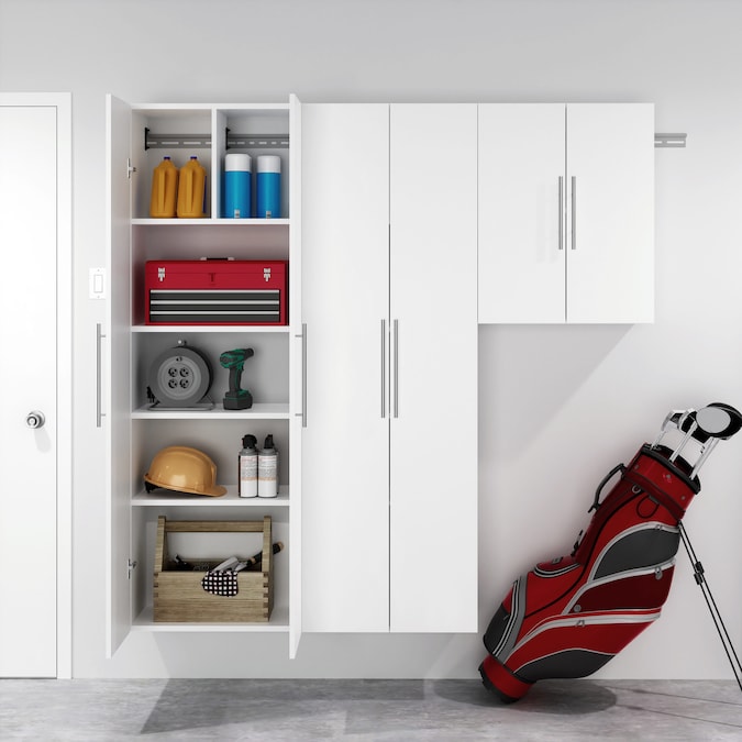 Prepac HangUps 24-in W x 72-in H Wood Composite White Wall-mount Utility Storage Cabinet - Image 10