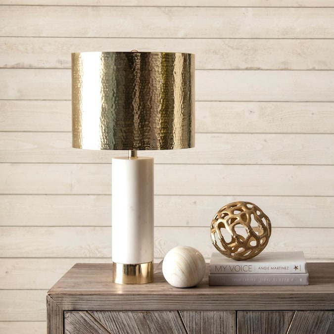 nuLOOM 23-in Brass Table Lamp with Metal Shade - Image 3