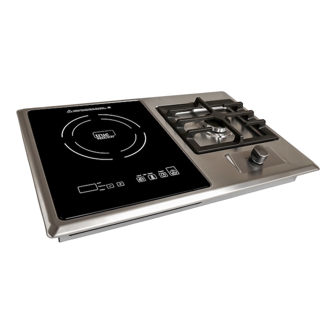True Induction 858UL Certified 24-in 2 Burners Black Induction Cooktop