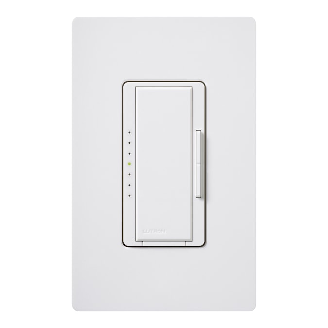 Lutron Maestro Magnetic Low Voltage Single-pole Touch Light Dimmer Switch, White