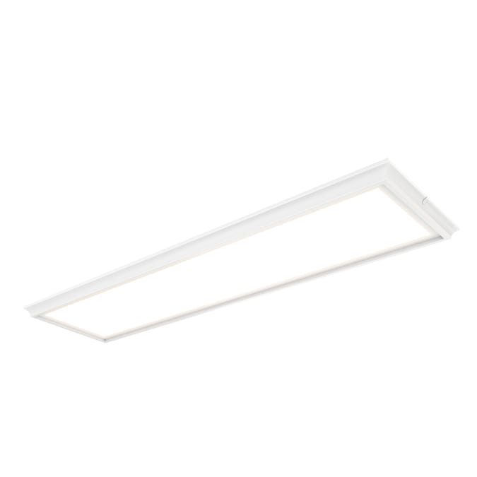 Good Earth Lighting Fullerton 5 CCT 1-Light 13.8-in Matte White LED Flush Mount Light