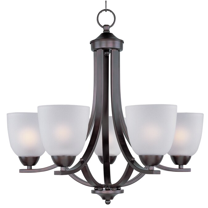 Maxim Lighting Axis 5-Light Oil-Rubbed Bronze Modern/Contemporary Dry rated Chandelier