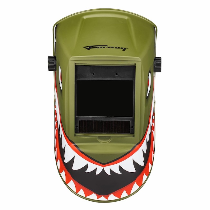 Forney Auto Darkening Variable Shade Green, Black, Red, White Welding Helmet - Image 2