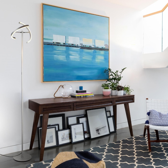 Brightech 72-in Silver Torchiere Floor Lamp - Image 3