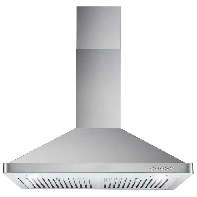 Cosmo 30-in 380-CFM Ducted Stainless Steel Wall-Mounted Range Hood