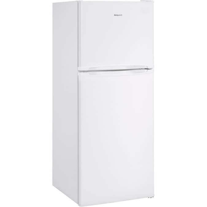 Hotpoint 9.7-cu ft Counter-depth Top-Freezer Refrigerator (White) - Image 4