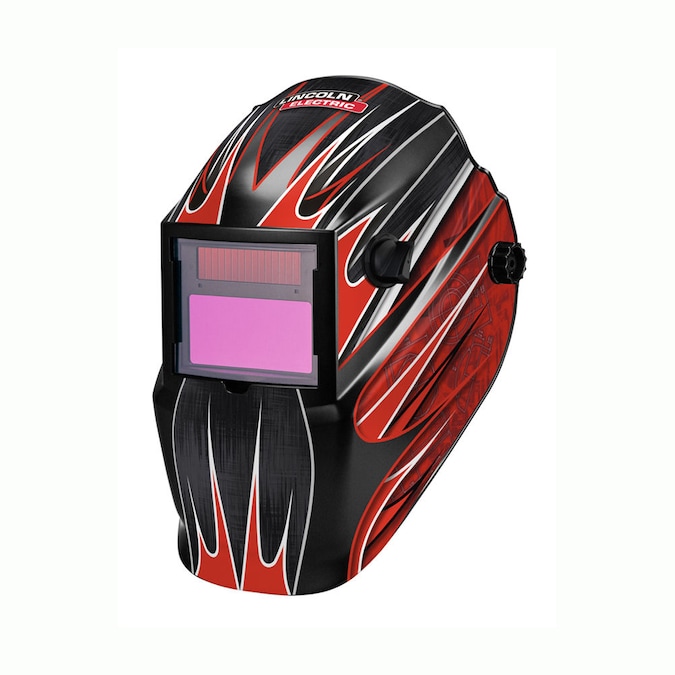 Lincoln Electric Auto Darkening Variable Shade Red Welding Helmet