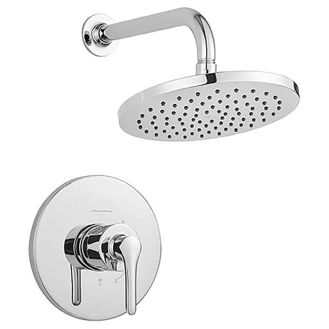 American Standard Studio s Polished Chrome 1-handle Single Function Round Shower Faucet - Image 4