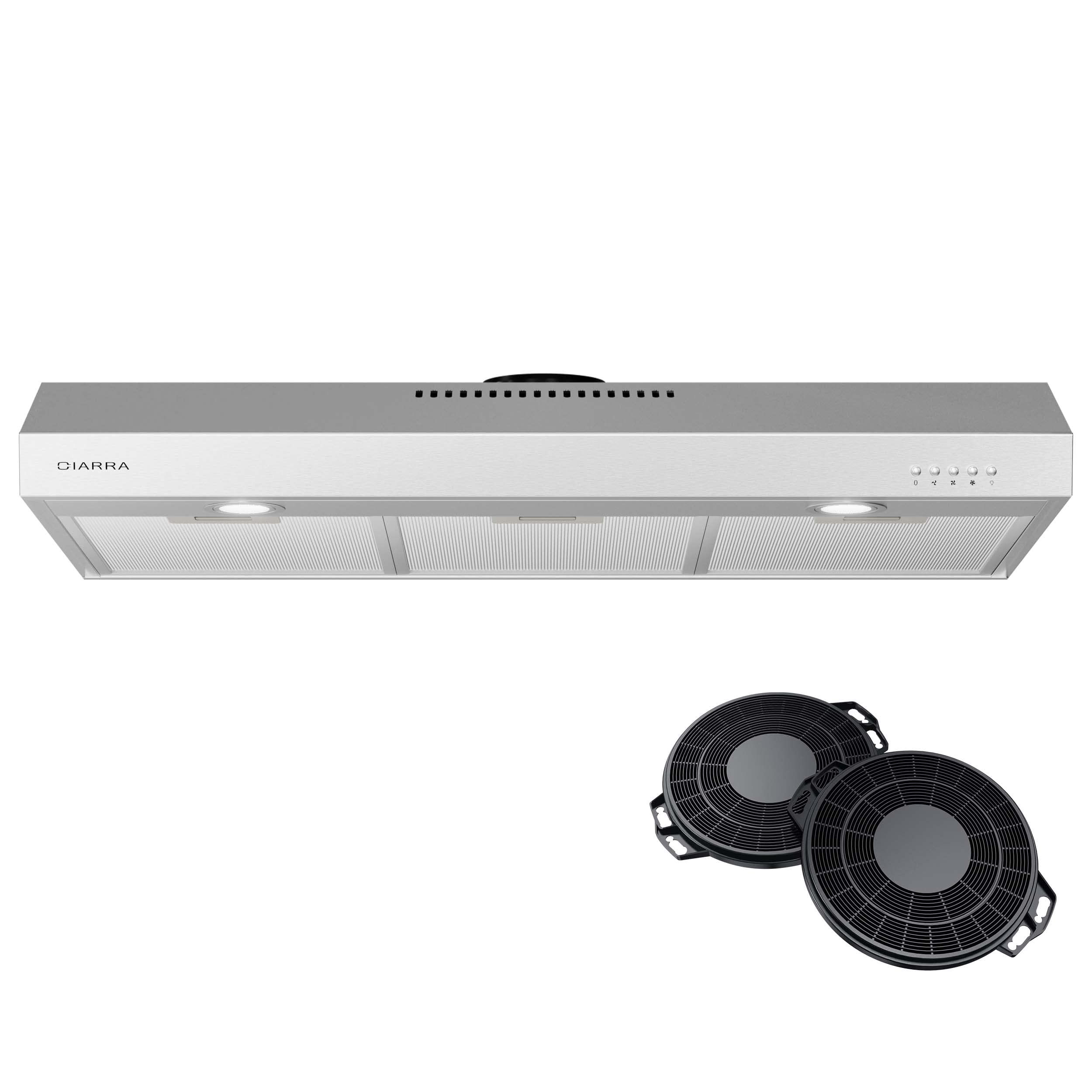 30 inch Convertible 200-CFM Stainless steel Under Cabinet Range Hood