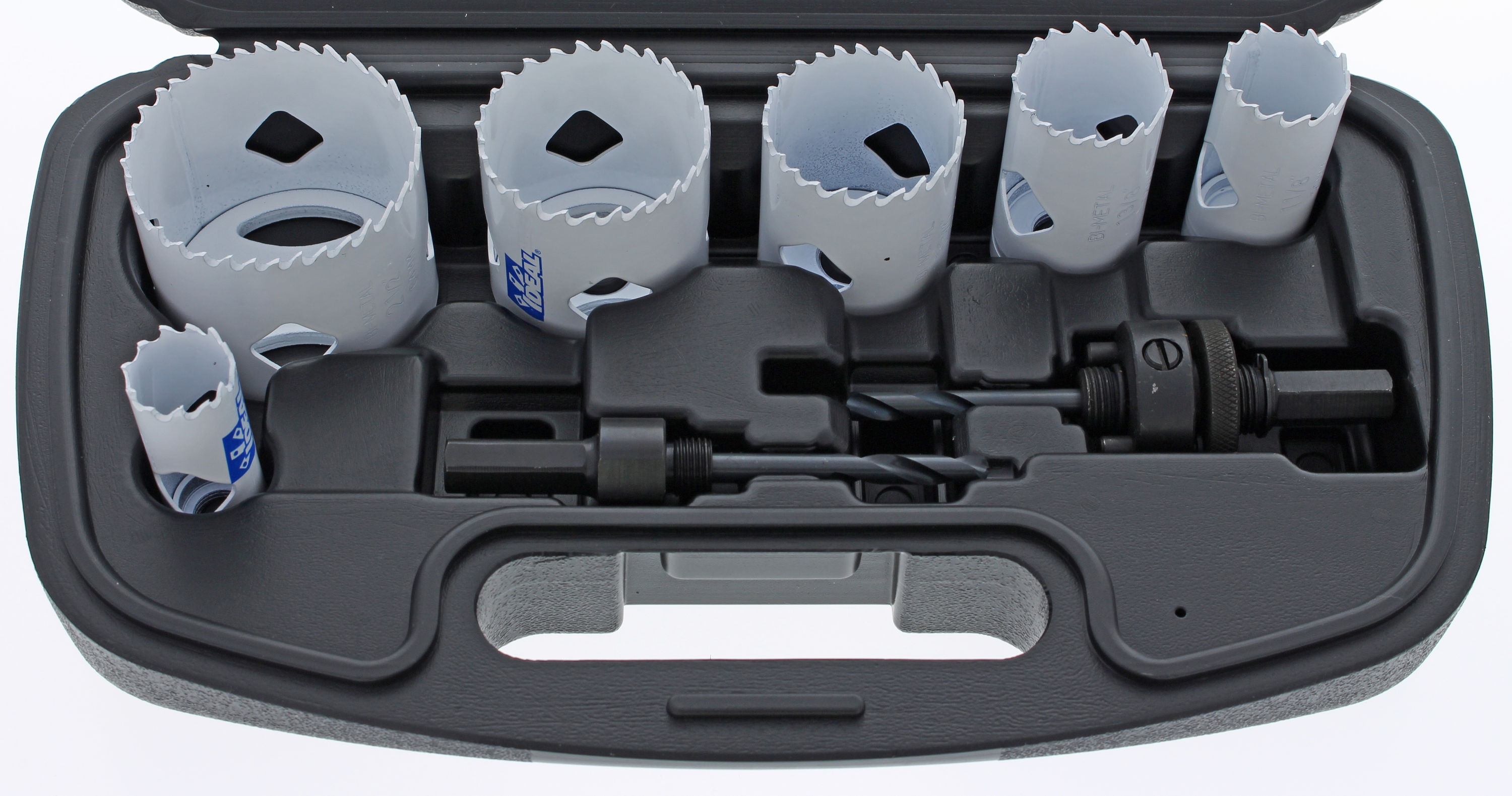 Deep Cut 2-1/2-in Bi-metal Arbored Adjustable Hole saw kit Set with Hard Case