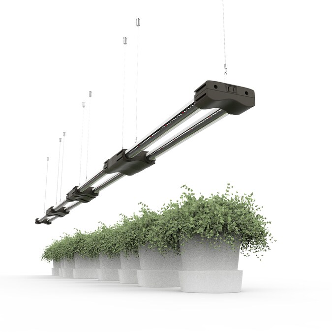 DYMOND 23.62-in 1-Light Gray 80-Watt Full Spectrum LED Strip Grow Light - Image 8