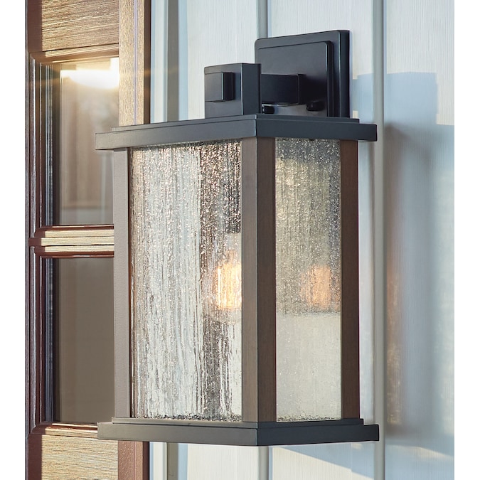Kichler Marimount 1-Light 17-in H Black Outdoor Wall Light