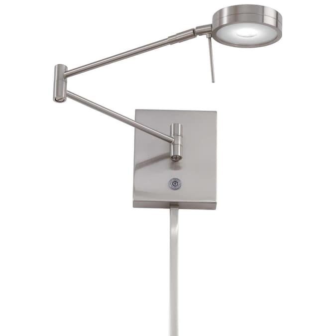 George Kovacs George's Reading Room 13.75-in W 1-Light Gloss Nickel Transitional LED Wall Sconce