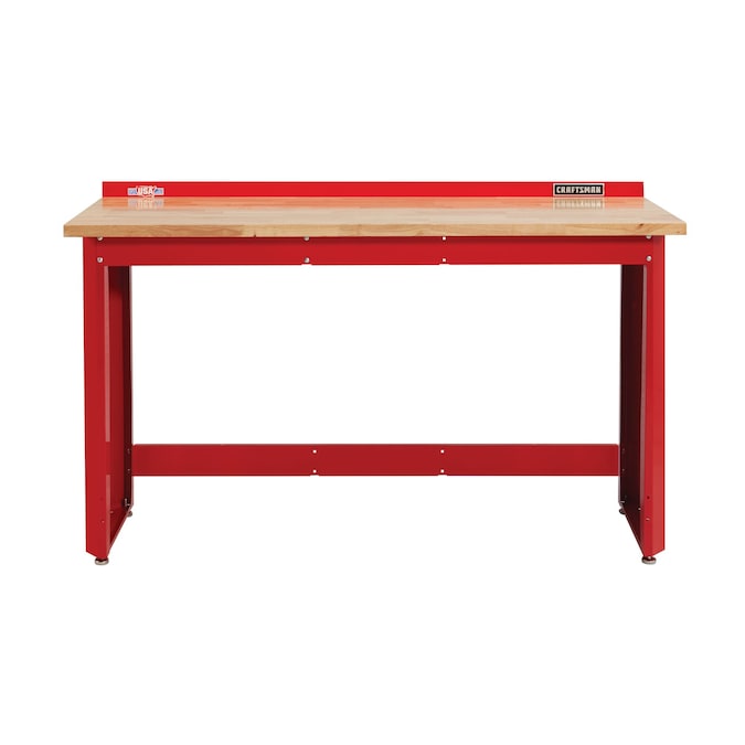 CRAFTSMAN 24-in L x 41.25-in H Red Wood Work Bench