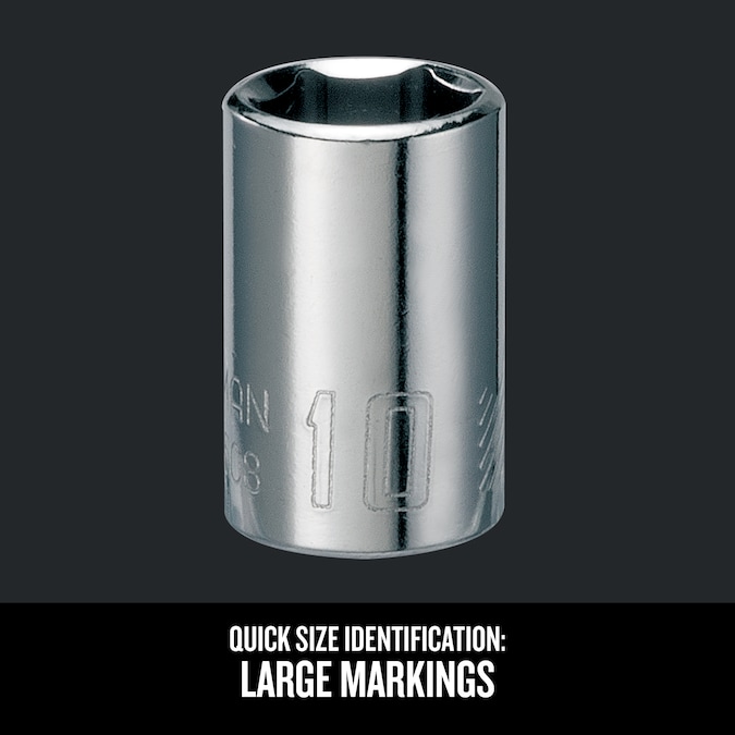 CRAFTSMAN 299-Piece Standard (SAE) and Metric Polished Chrome Mechanics Tool Set - Image 5