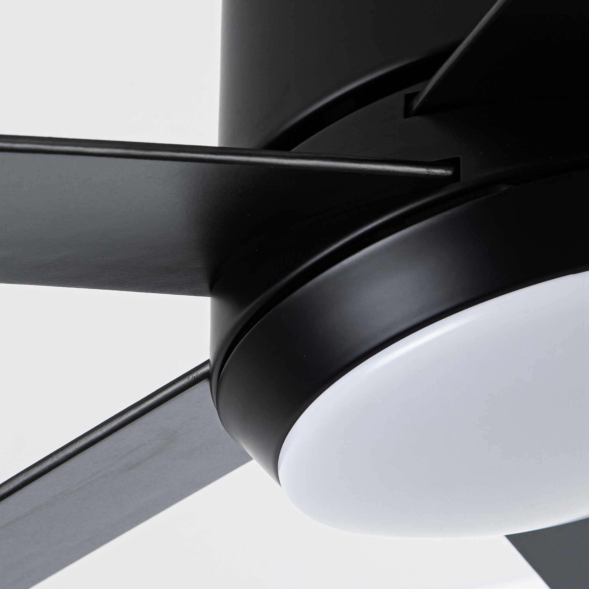 52-in Integrated LED Matte Black with Black Blades Ceiling Fan With Light and Remote ( 5 -Blade ) - Image 13