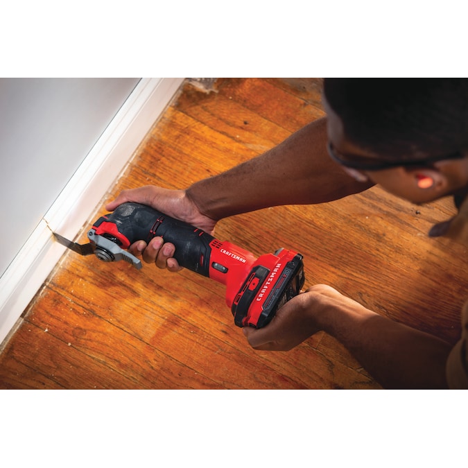 CRAFTSMAN V20 20-volt Max Cordless Variable 15-Piece Oscillating Multi-Tool Kit with Soft Case (1-Battery Included) - Image 12