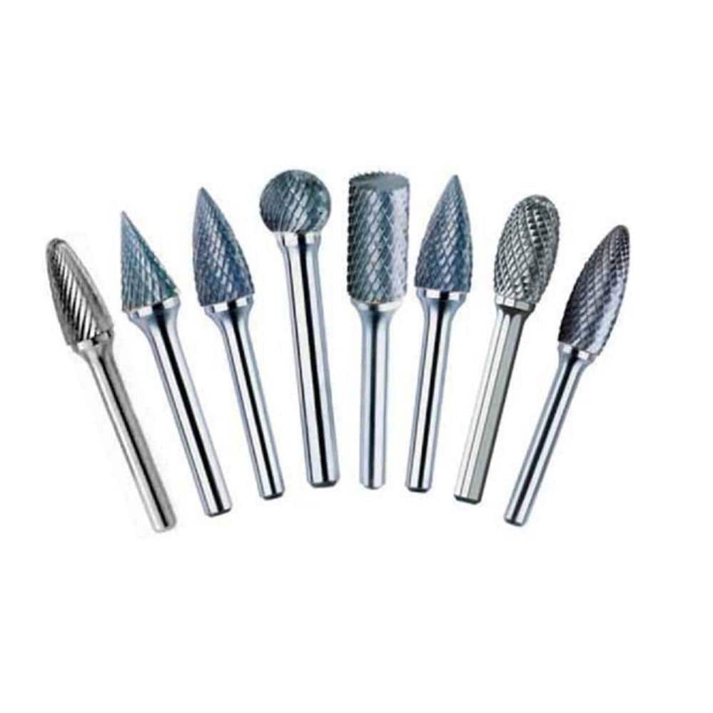 8 -Piece Tungsten carbide Set Cutting Bur Accessory Set