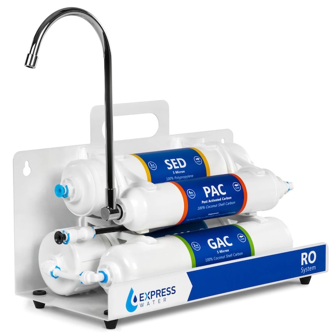 Express Water EZRO5 4-stage Multi-method Reverse Osmosis Filtration System