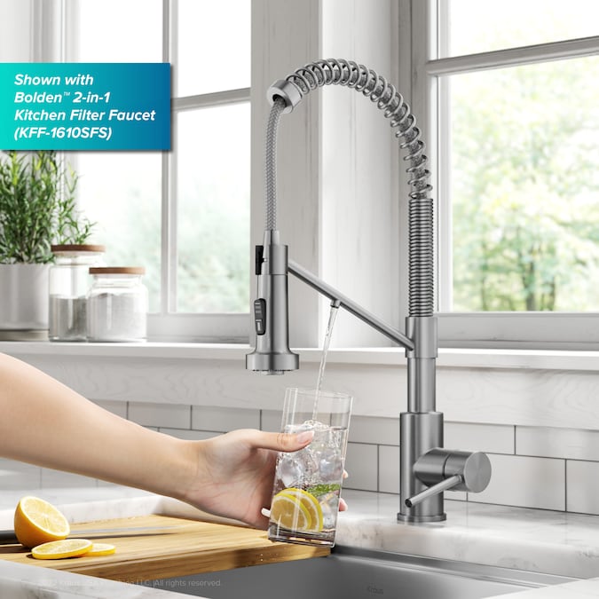 Kraus Purita Dual-stage Carbon Block Reverse Osmosis Filtration Under Sink Water Filtration System - Image 13