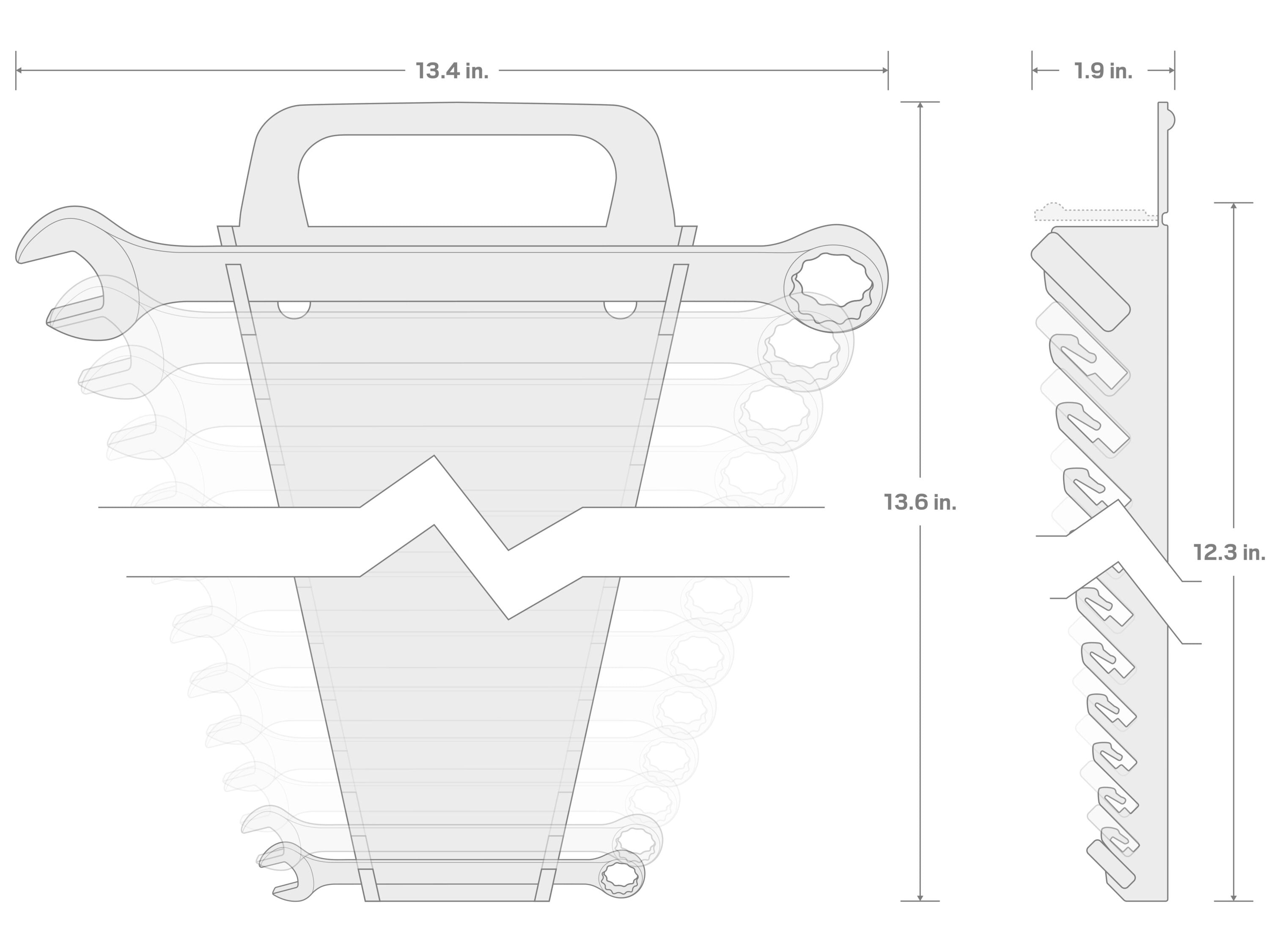 15 -Piece Set 12-point Standard (SAE) Standard Combination Wrench Includes Hard Case - Image 8