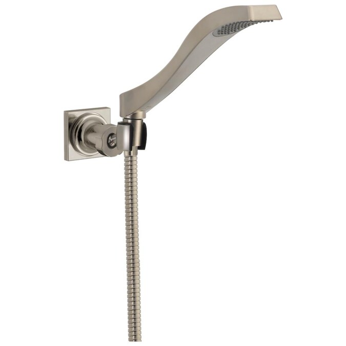 Delta Dryden Stainless 2.31-in Square Handheld Shower Head 1.75-GPM (6.6-LPM)