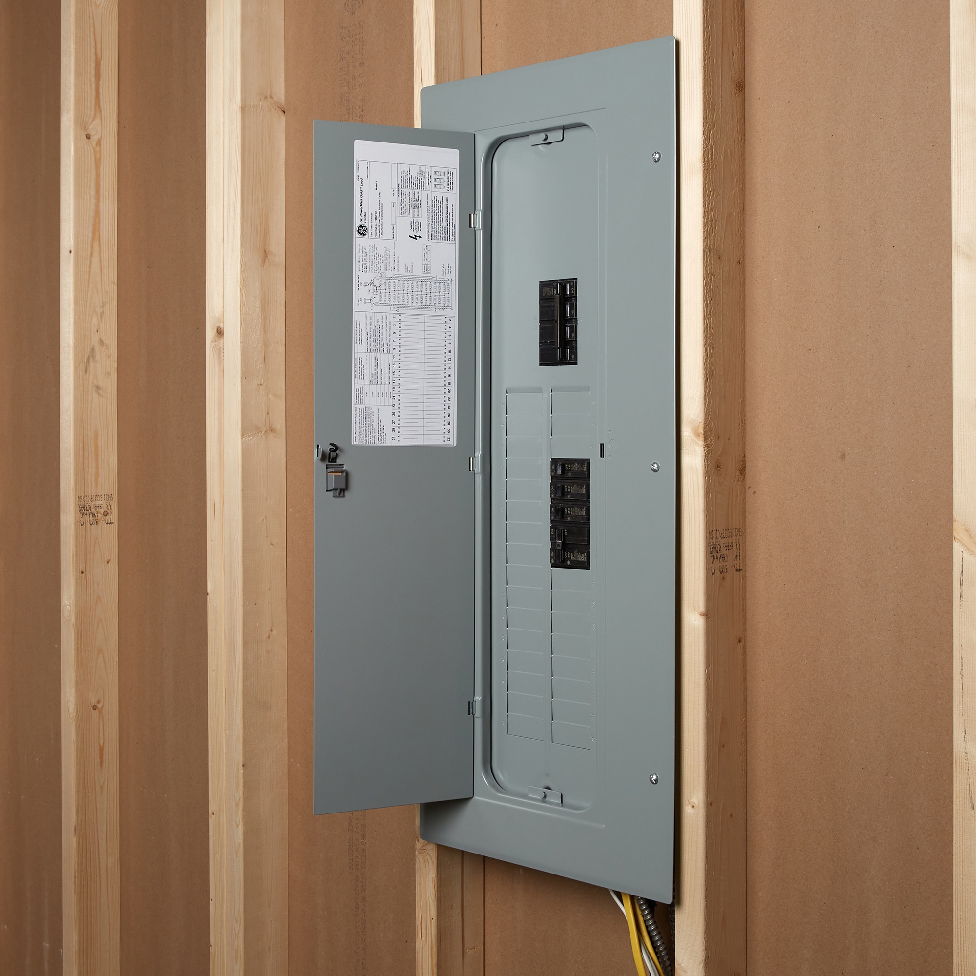 GE PowerMark Gold 200 -Amp 32 -Spaces 64 -Circuit Indoor Main breaker Load Center (Value Pack) - Image 3