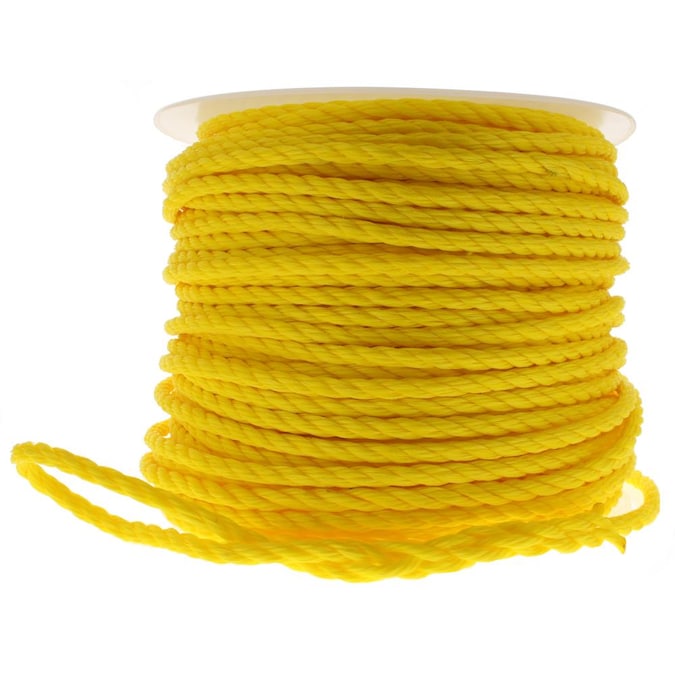 IDEAL 0.38-in x 600-ft Braided Polypropylene Rope (By-the-Roll)