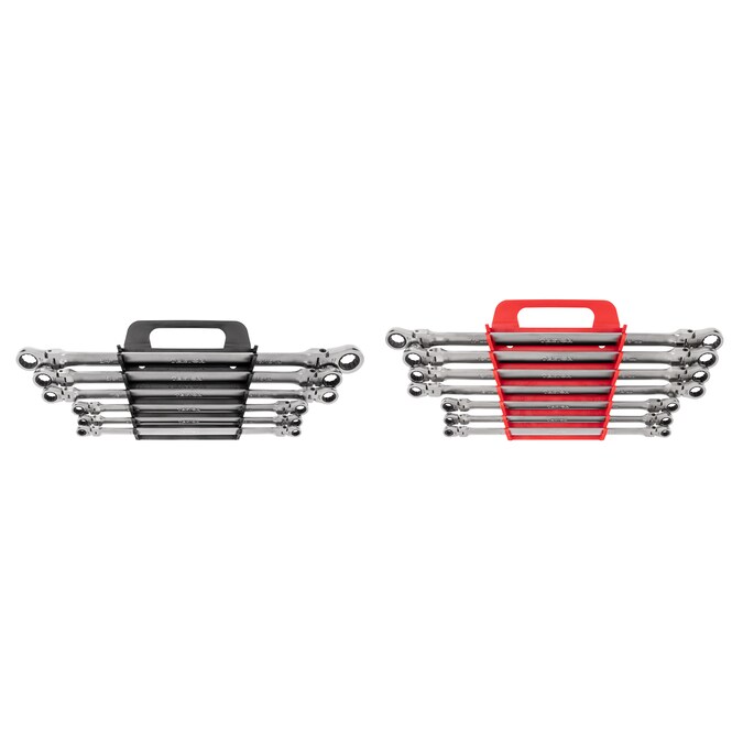 TEKTON 13-Piece Set Standard (SAE) and Metric Flexible Head Ratchet Wrench