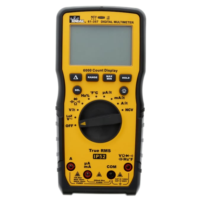 IDEAL Lcd Display Multimeter 10 Amp 1000-Volt