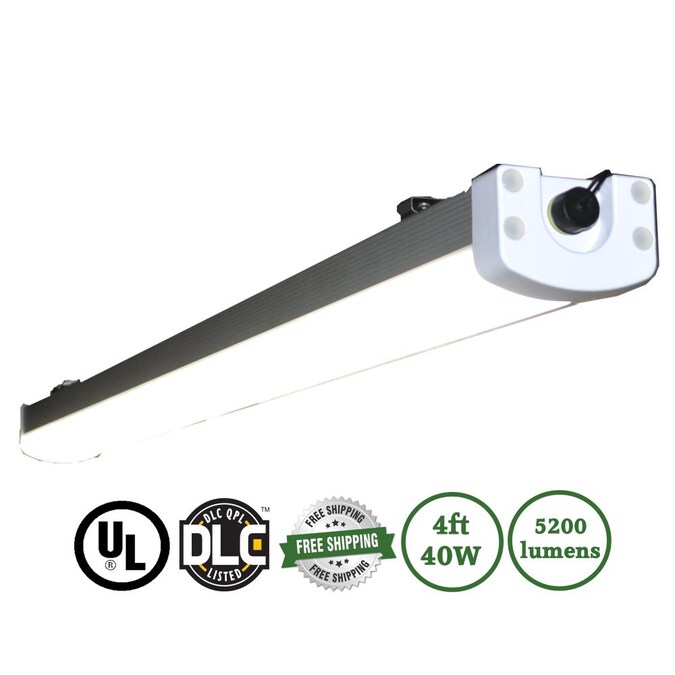 LED Trail 4-ft 5200-Lumen White LED Linear Garage Shop Light