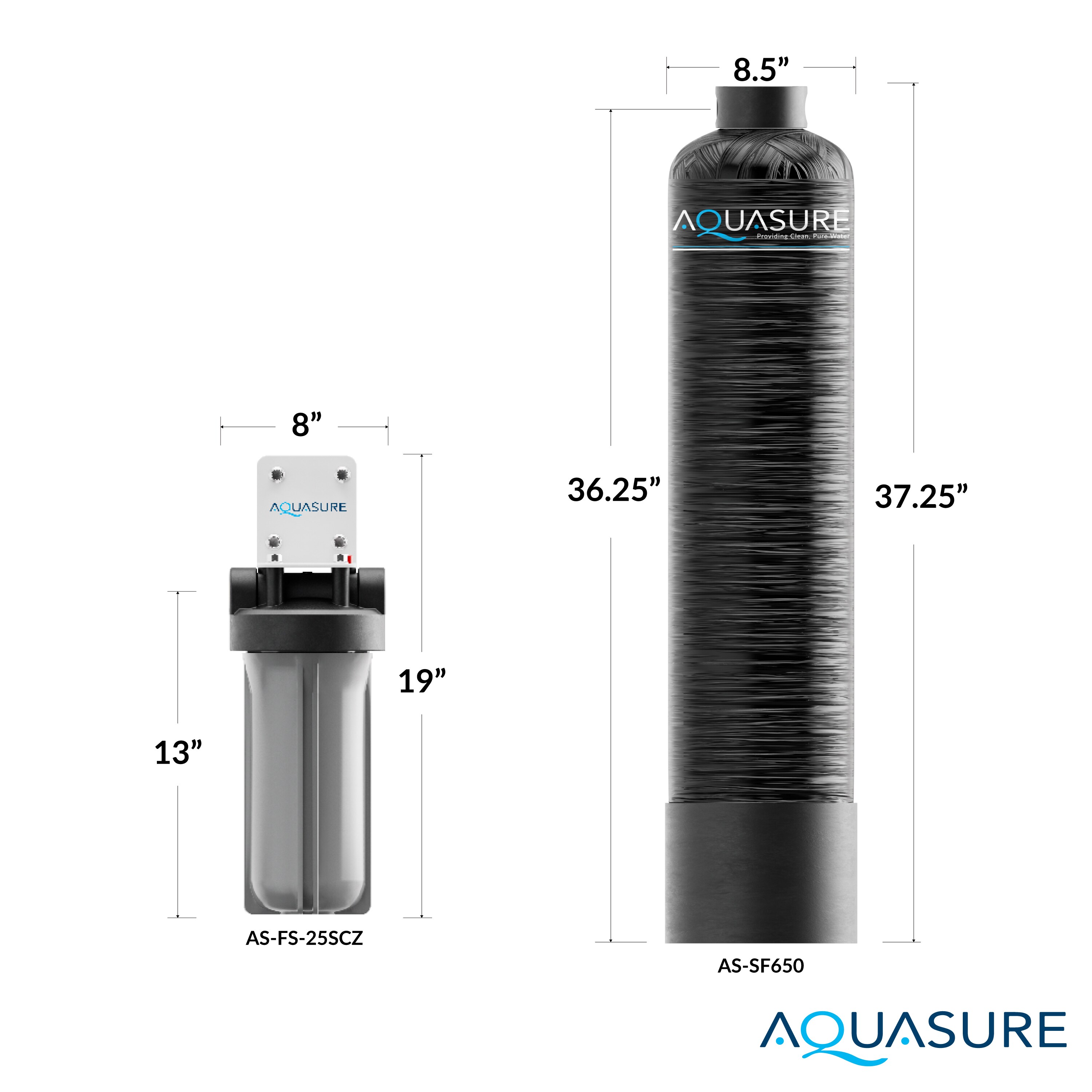 Serene Series Dual-stage 10-GPM Scale control media Hard water Whole House Water Filtration System - Image 7