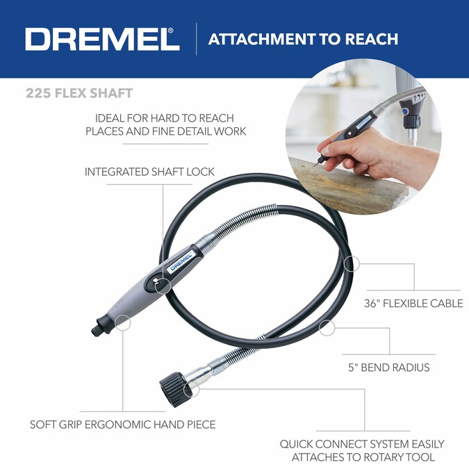 Dremel 4300 Variable Speed Corded 1.8-Amp Multipurpose Rotary Tool Kit - Image 13