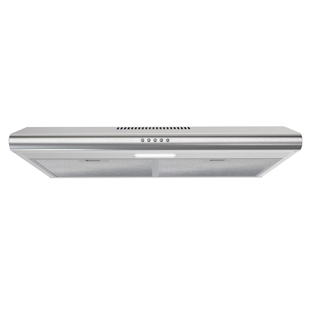 30 inch Ducted 80-CFM Brushed Stainless Steel Under Cabinet Range Hood with Charcoal Filter