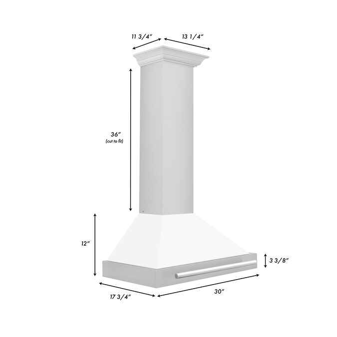 ZLINE KITCHEN & BATH 30-in 400-CFM Convertible Wall-Mounted Range Hood - Image 2