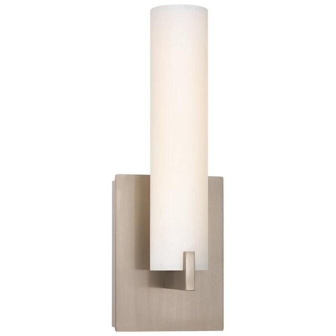 George Kovacs Tube 4.75-in W 2-Light Brushed Nickel Modern/Contemporary Incandescent Wall Sconce