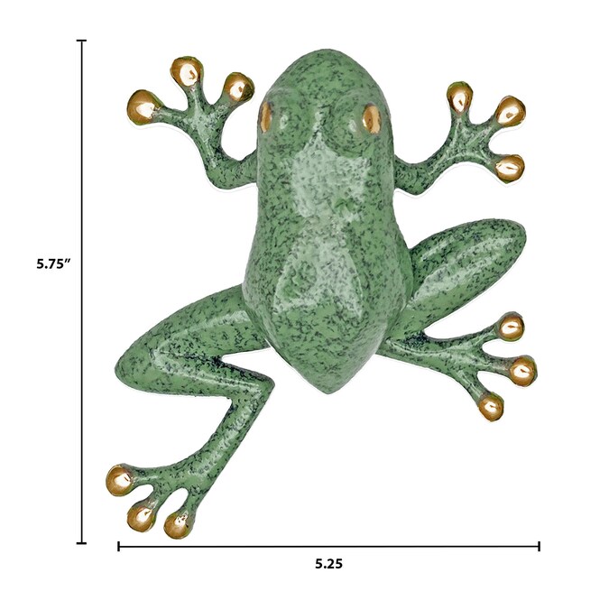 Michael Healy Unique Door Knockers Brass and Green Patina 6-in Door Knocker - Easy Surface Installation, Polished Hardware Finish - Image 3