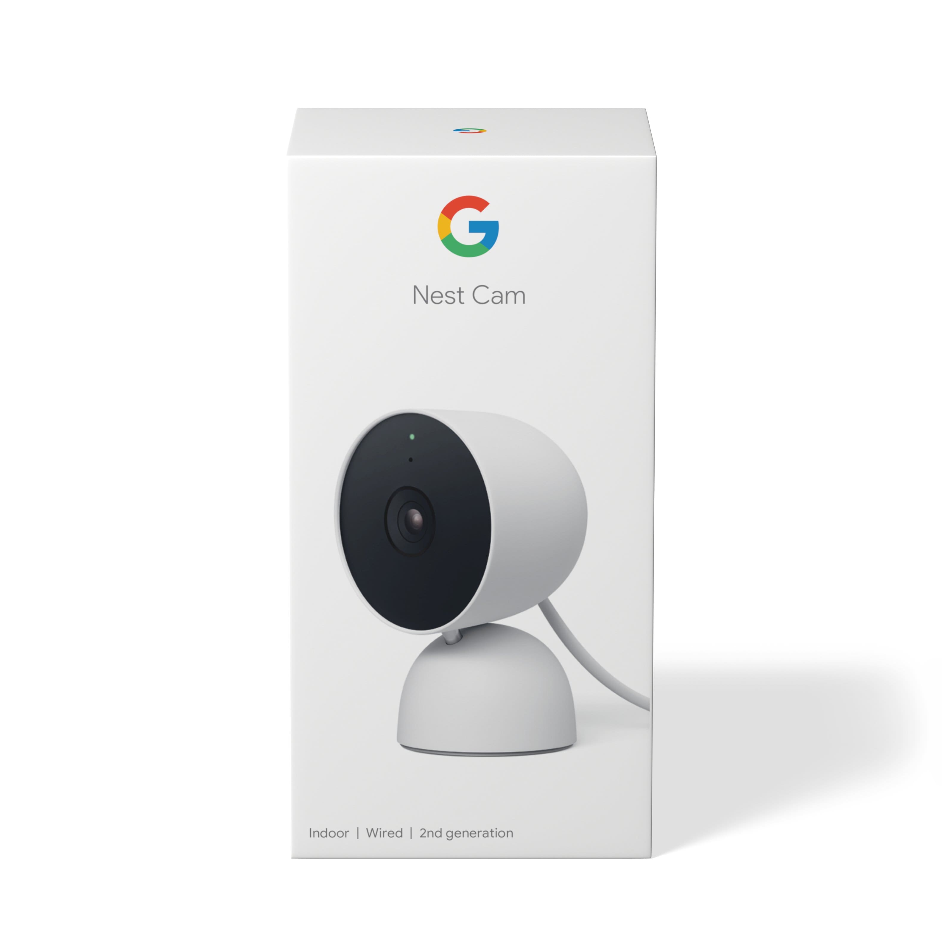Google - Nest Cam Indoor Wired Security Camera - Snow - Image 10