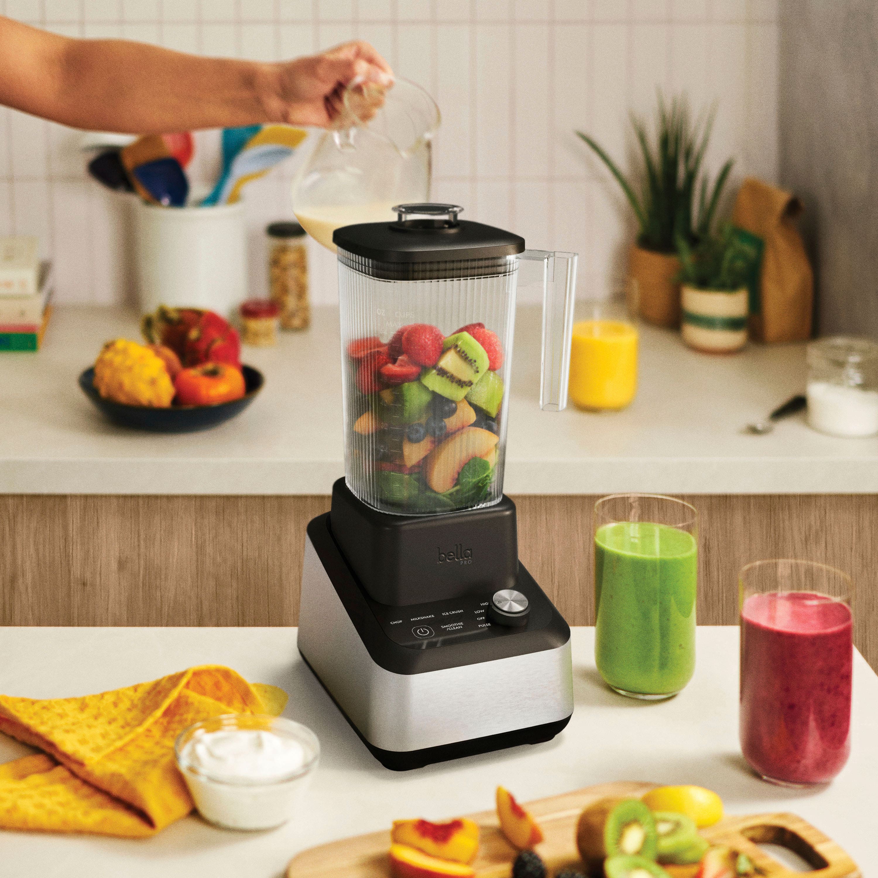 bella PRO - PowerUp High Powered Blender - Stainless Steel - Image 4