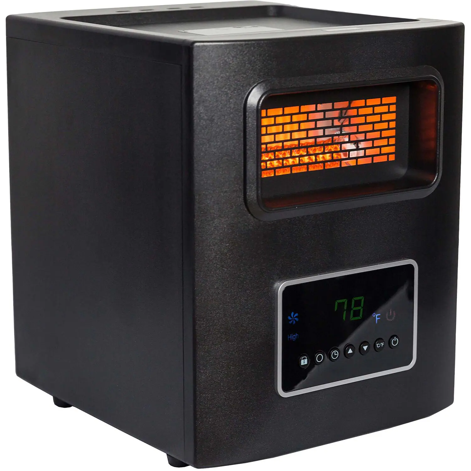 Lifesmart - 4-Wrapped Element Infrared Heater with USB Charging - Black - Image 11
