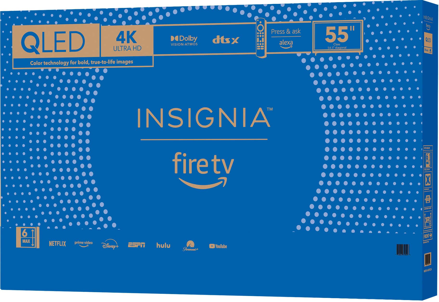Insignia™ - 55" Class QF Series QLED 4K UHD Smart Fire TV - Image 8
