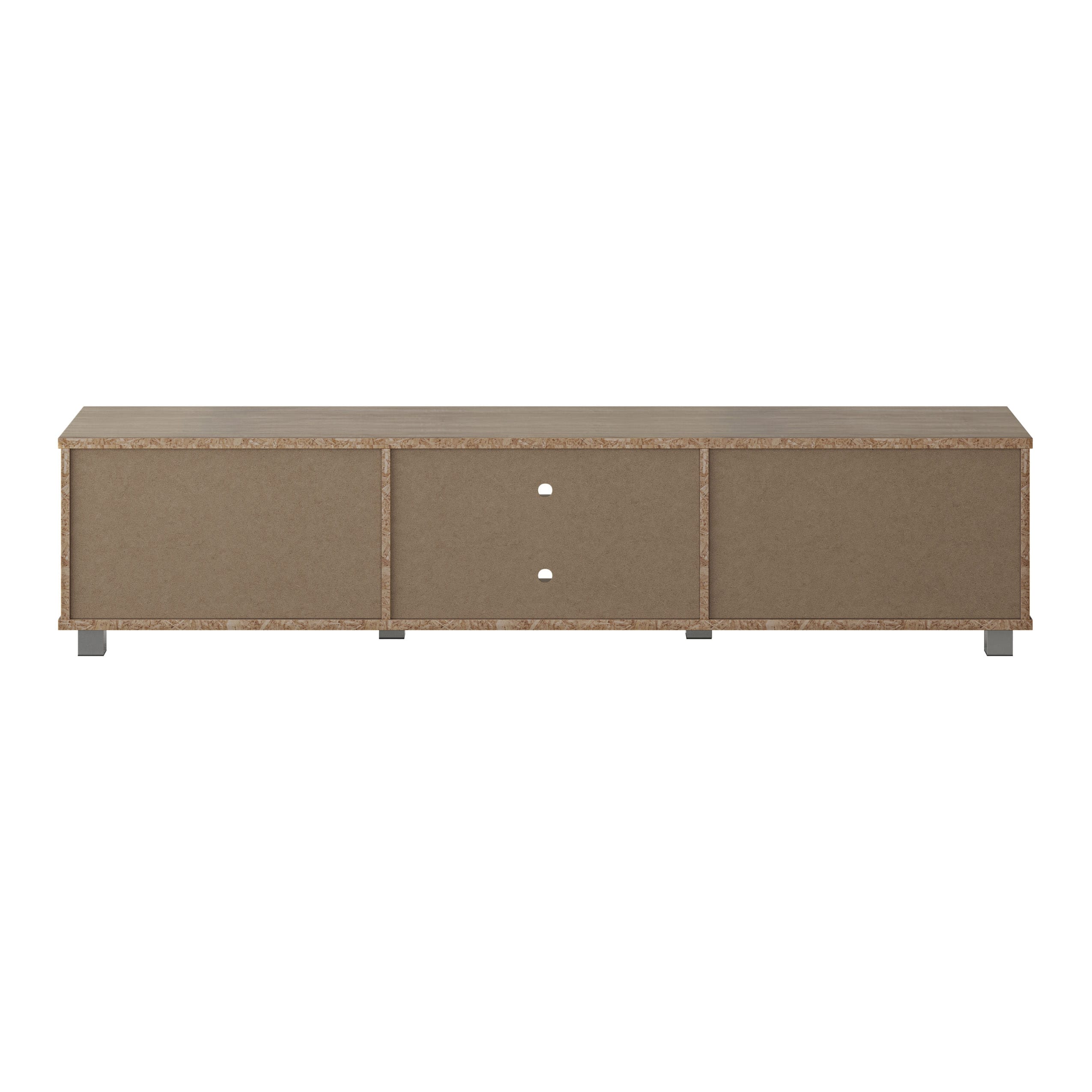 CorLiving - Hollywood Collection TV Stand with Open and Closed Cabinets for Most TVs up to 85" - White - Image 6