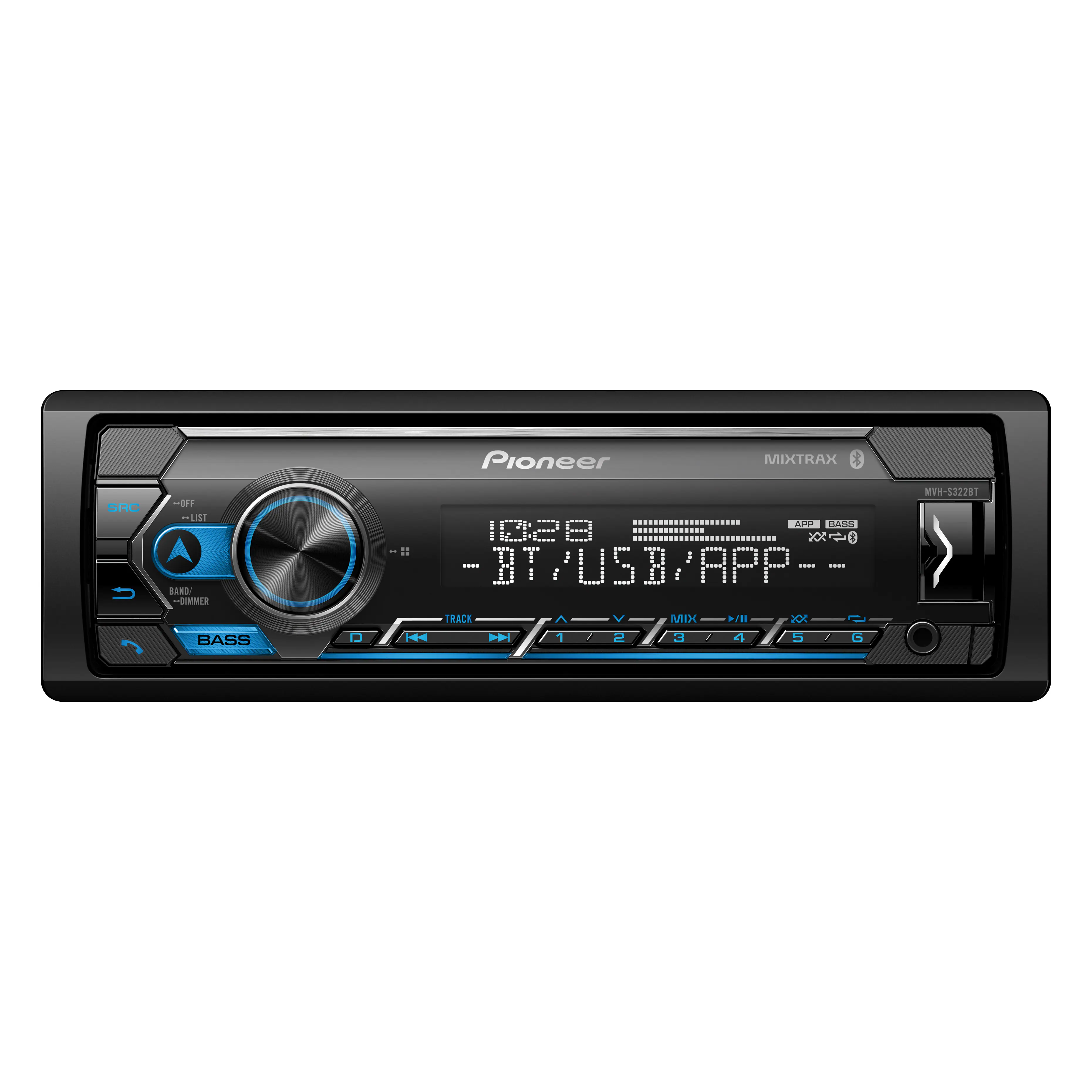 Pioneer - In-dash Bluetooth® Audio Digital Media (ADM) Receiver - Black