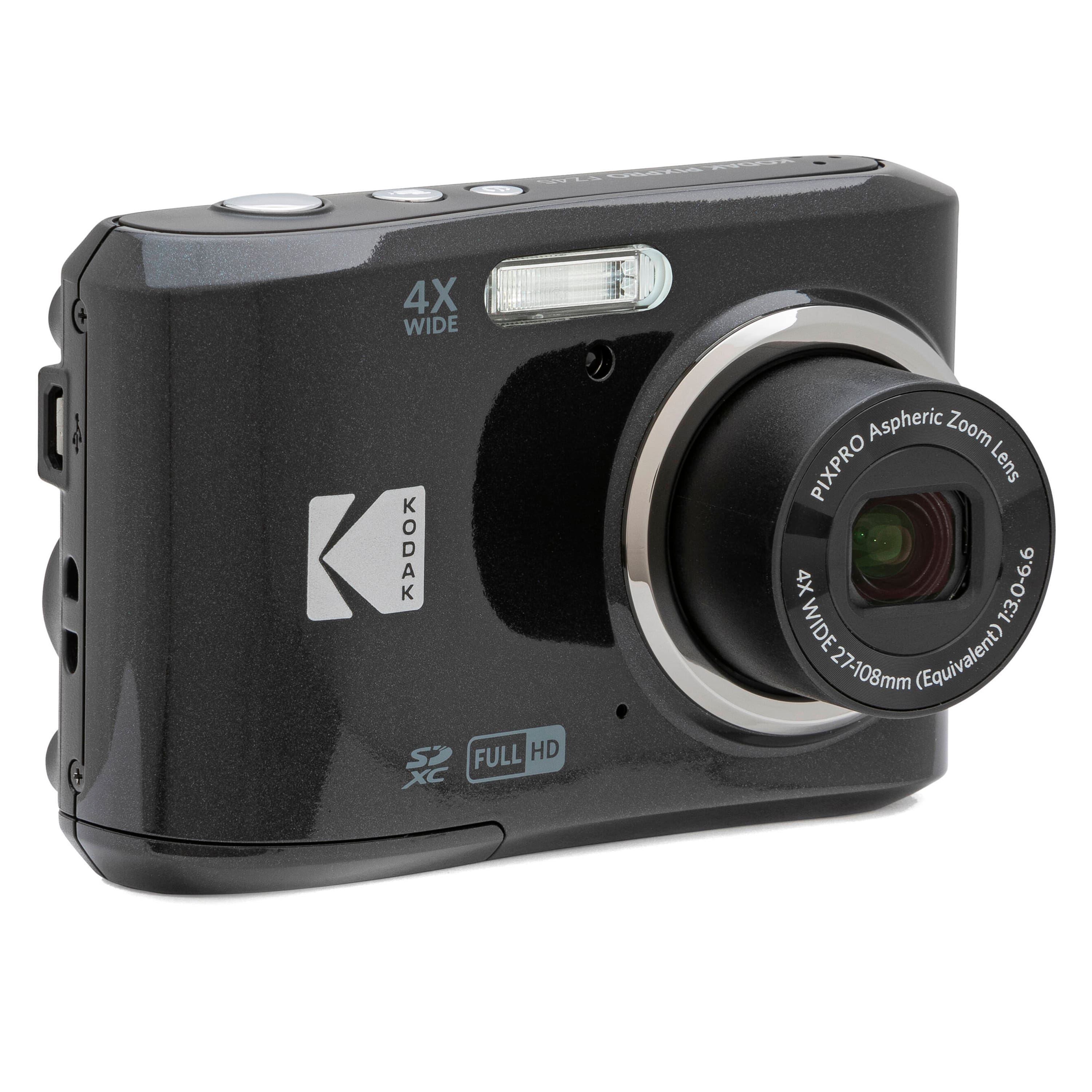 Kodak - PIXPRO FZ45 16.4 Megapixel Digital Camera - Black - Image 2