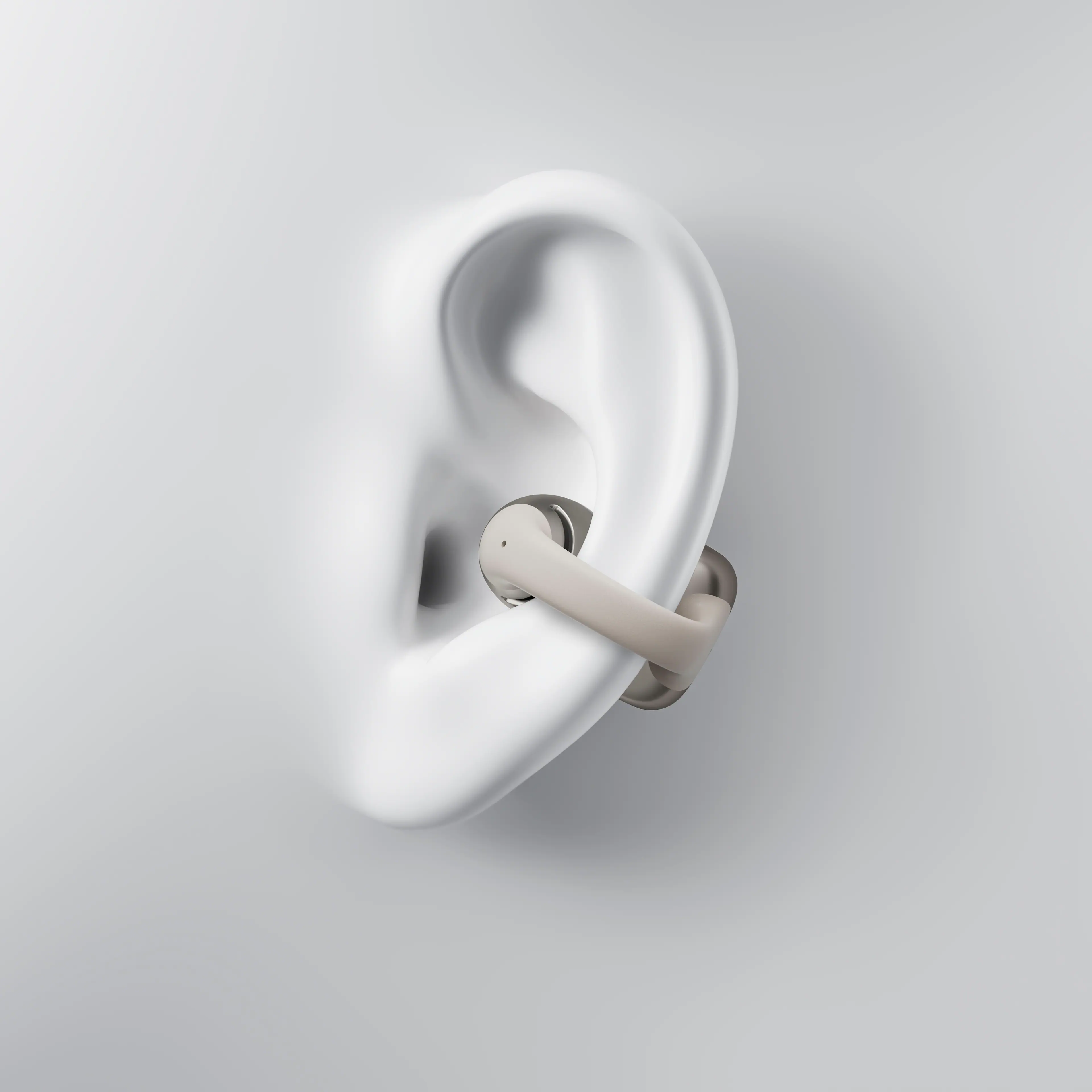 Shokz - OpenDots ONE Open-Ear Clip-On True Wireless Bluetooth Earbuds - Gray - Image 6